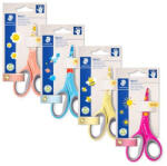 STAEDTLER Olló, iskolai, 14 cm, STAEDTLER "Noris 965", vegyes színek (965 14P BK) - nyomtassingyen