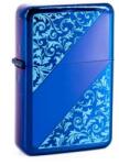 Angelo Kék benzines öngyújtó elegáns mintával (A-245430-2)
