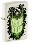 Zippo vajszínű, sötétben világító benzines öngyújtó Santa Cruz® Sötét Árnylény mintával (Z-190104-3)