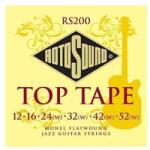 Rotosound Elektromos gitár húrkészlet Monel Flatwood köszörült 12 16 24 32 42 52