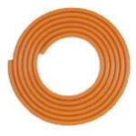  Gáztömlő 9x16 szövött orange 1 m (710)