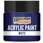 Pentart Matt akrilfesték 50 ml - Sötétkék