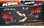 ABGRAPHIC Matrica Idomszettre KTM ADVENTURE 950-990 2003-2014 50224000 (50224000)