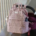 Pasito a Pasito Pelenkázó hátizsák - Cherry (Virágos)