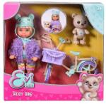 Simba Toys Evi Love Évi baba kerékpárral és macival