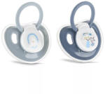 Lorelli My Friend Játszócumi Kupakos, 2db-os, Kék maci szilikon cseresznye (méret: 1) 0+ hó (2 db/cs) - diaper