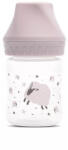 Lorelli My Friend Cumisüveg 0+-os cumival, Rózsaszín bárány széles szájú 0+ hó (125 ml/db) - diaper