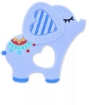 Lorelli Rágóka Szilikon, kék elefánt 3+ hónap