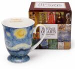 Queen Isabell Van Gogh Csillagos éj porcelán bögre 300 ml - díszdobozban (IMO-PP-W25VG738B-24219)