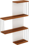 Timeless Home Raft de Perete 96x64x19cm, Pin-Alb (ASI30065) Raft