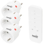 Somogyi Elektronic Dugalj szett, 3 aljzat, távirányítóval, 2300 W, fehér