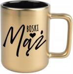 Style Couture Arany XXL Bögre Szeretett Isteni Férjnek Ajándék Pároknak Mug (ZŁOTY XXL)