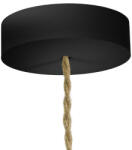 Creative-Cables Creative Cables mennyezeti rózsa Fa mennyezeti rozetta készlet KRL0310 fekete (KRL0310)