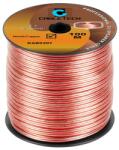  Cablu difuzor transparent 2x0, 5 mm2 din cupru, rola 100 m (KAB0307)
