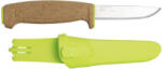 Morakniv FLOATING horgászkés (S) parafa markolattal, tokkal, neon zöld