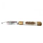 Papp László - Náder bicska - Agancs vagy szaru nyéllel - Nemzeti színekkel