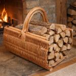 ATELIER 49 Set 2 coE uri pentru lemne din rachita , 60x50x38 40x32x30 cm (ATE49-ART-154748)