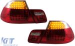 KITT Lightning LED hátsó lámpa BMW 3 E46 Coupe nem Facelift (1999-2003) modellekhez, piros/átlátszó (TLBME462DRCNFL)