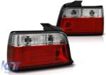 KITT Lightning LED hátsó lámpák BMW 3 E36 Sedan (12.1990-08.1999) Piros Fehér (TLBME36)