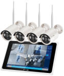 Kruger Matz Kit supraveghere WiFi Tuya Kruger&Matz C210 cu NVR si 4 camere 3MP IP66 (KM2241)