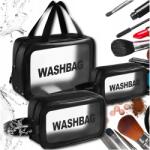 Modeus Kozmetikai Táska Szett 3 Db-os Utazó Nagy Női Fekete (ID 30)