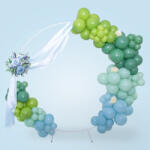 Balloons4party Arcada cerc de metal alba 200 cm