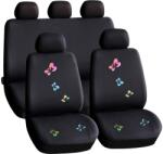 Carguard Set huse universale pentru scaune auto cu fluturi, 11 piese, negru - Carguard (HSA009)