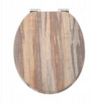 SINOBATH Wc Ülőke Fa Lassan Záródó Teherbírás 190kg (SB-MDF-H169)