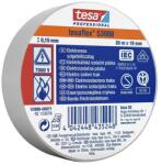 TESA Banda izolatoare Tesa Tesaflex alba 20 m - set 10 bucati pentru electricieni (T-53988-71)