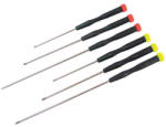  Set surubelnite de precizie cu maner ergonomic si tija lunga, 6 piese (10201) Surubelnita