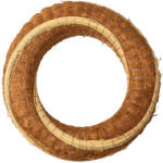 Valex Decor Szizállal bevont széna koszorúalap cirokkal díszítve 20cm/5cm - Barna (KA3-20B)