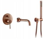 CHDE Süllyesztett kádcsaptelep Réz Matt (72306)