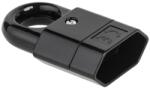 Cupla plata tip Euro neagra GP2C pentru cablu, 2.5A, IP20 (URZ3016)