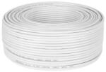  Cablu coaxial 3C2V alb, rola 100 m, conductor cupru 0, 5 mm (KAB0001)