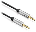 Sentivus Cablu audio AUX jack 3.5 mm tata-tata 5 m Sentivus, mufe aurite (S-AU000-500)