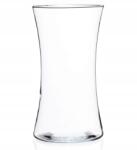 Direct home and garden Modern üveg virágváza átlátszó Lex 14 x 25 cm ajándék (7035 wazon)