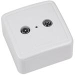  Priza TV aplicata pe perete, alba, model SS3-2022 (GNI0354-1)