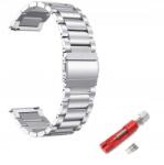 Best Accessories Acél Karkötő Okosórához 20MM Széles 2 Teleszkópos Szíj (5903636800288)