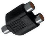  Adaptor RCA mama la 2x RCA mama, splitter audio pentru cabluri RCA (ZLA0306)