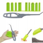  Szilikon kaparó 9 kaparófejjel fugatömítéshez (Aplikator Do Nakładania Wygładzania Sylikonu)