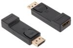  Adaptor pasiv DisplayPort tata la HDMI mama, compact pentru PC si laptop (ZLA0792)