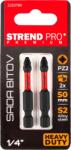Strend Pro Set 2 biti Pozidriv PZ2 Strend Pro Premium S2 50 mm pentru impact (2250789) Surubelnita