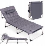 GP BRAND Ágy matrac párnával Túraágy Összecsukható Tábori Ágy Kényelmes (ŁÓŻKO TURYSTYCZNE SKŁADANE POLOWE)