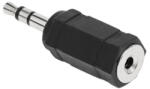  Adaptor jack 2.5 mm tata la 3.5 mm mama pentru casti si dispozitive audio (ZLA0280)