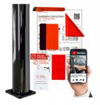 Solar Systems Szélvédő sötétítő fólia fekete autós 95% 50x3M (EPPF01)