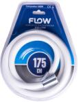 Flow Furtun de dus din silicon alb 175 cm Flow FFDS-175W, flexibil si rezistent (16894)