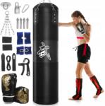  Felnőtt ökölvívó edző boxzsák készlet 120 cm-es akasztózsák kesztyű (09055303)