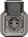 Legrand Priza Legrand Plexo IP55 Gri Rezistenta la Apa si Praf IK08 Montaj Ingropat (070031L)
