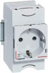 Legrand Priza modulara Legrand 2PT 16A 250V Cod 004285E pentru panouri electrice (004285E)
