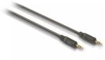 Philips Cablu audio jack 3.5 mm tata-tata 1.5 m Philips, conectori auriti (PH-SWA4522S)